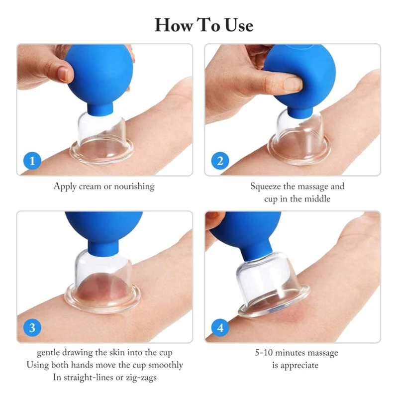 

Vacuum Cup Ball Glass Cup Exclude Moisture Anti Cellulite Massage Chinese Therapy Face Cupping Cans for Skin Care Drop Shipping