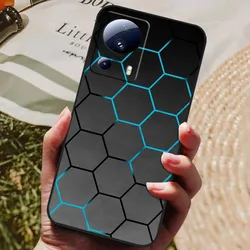 Shockproof Silicone Phone Case with Wolf Design - Soft TPU Protective Cover for Xiaomi 13 Lite (1)