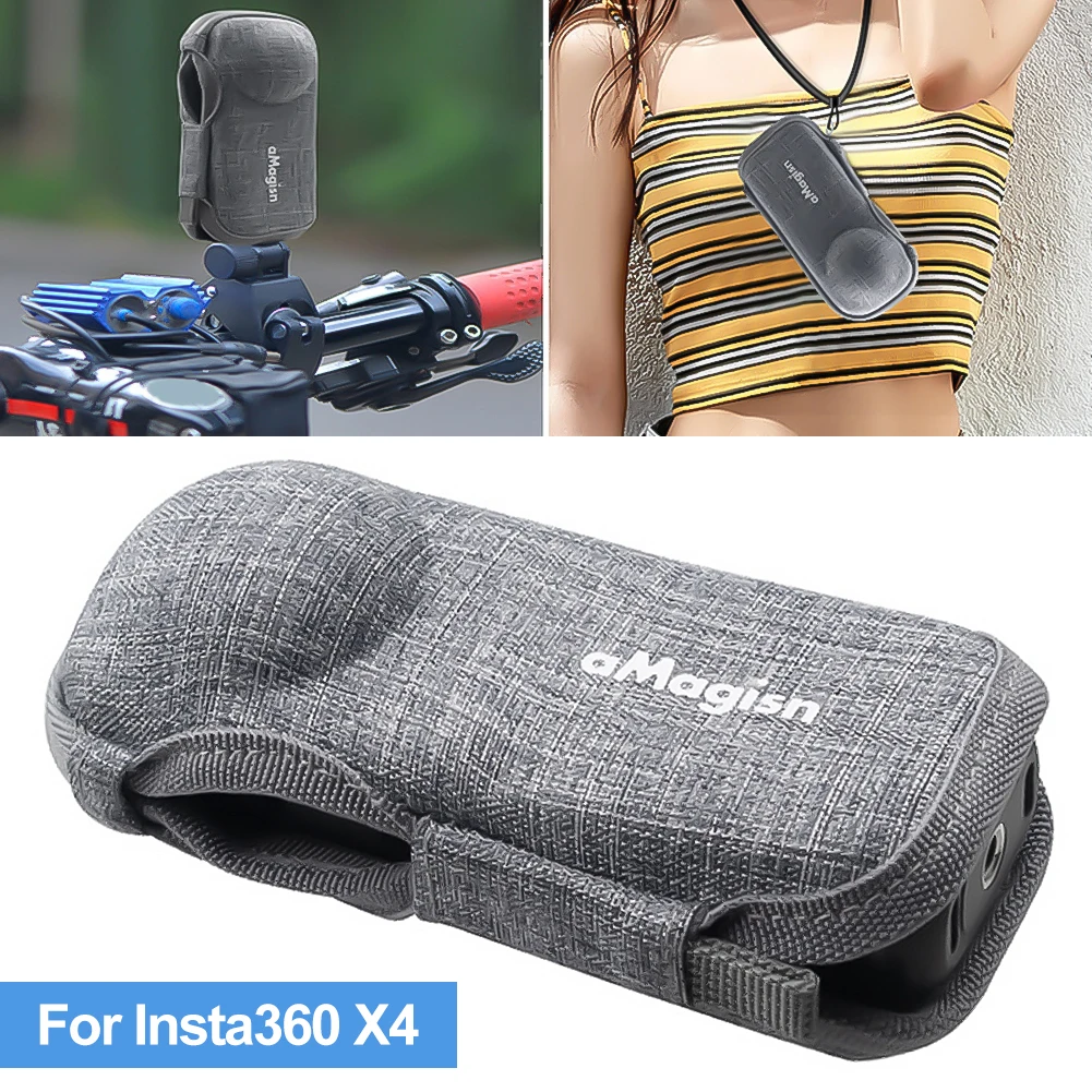 Protective Carry Case Anti-Scratch Action Camera Carrying Bag Waterproof Camera Protector for Insta360 X4 Accessories