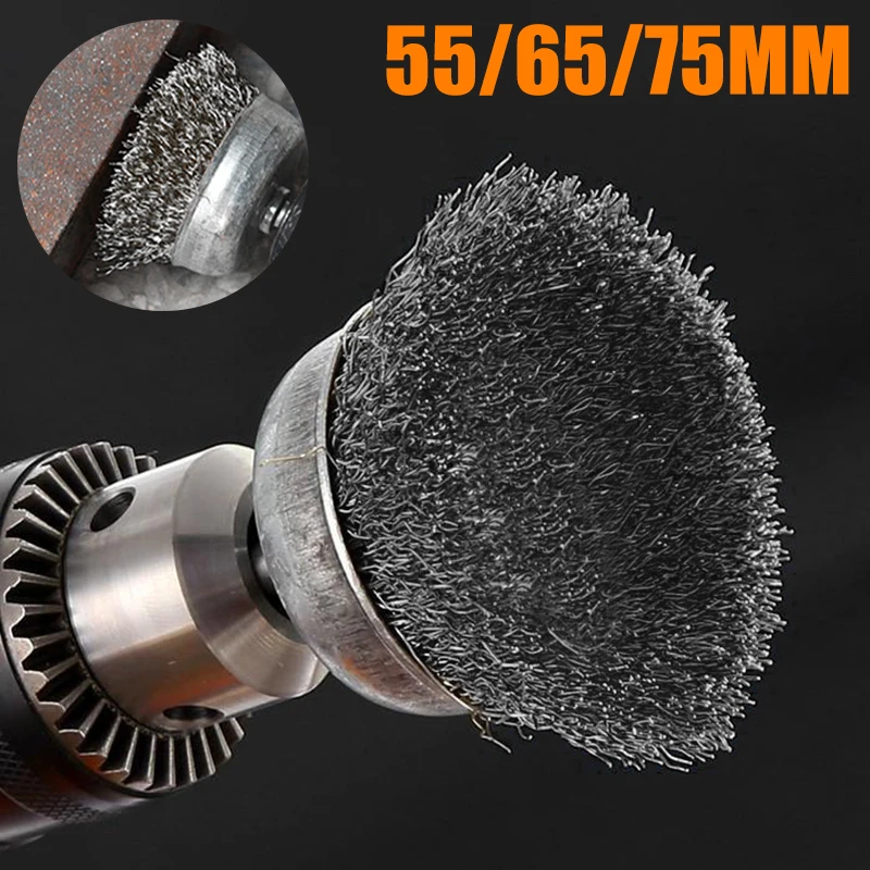 SteelWireBrushMetalDrillBrushForEngraverGrinderRotaryTool