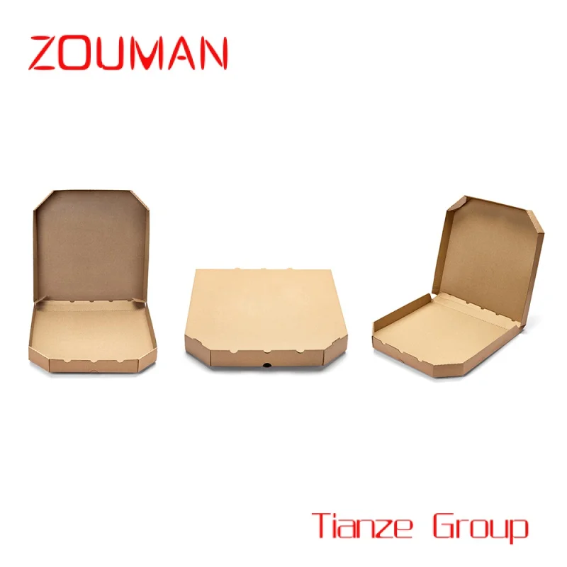 Шестигранная бумажная коробка для пиццы