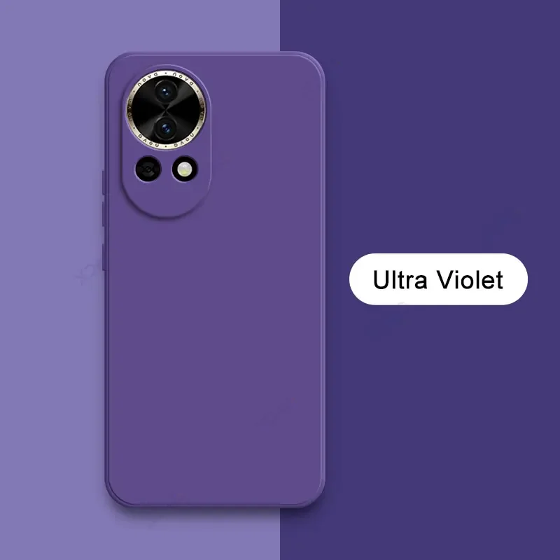 Premium Soft Silicone Protective Case for Smartphones - Full Camera Coverage, Square Design