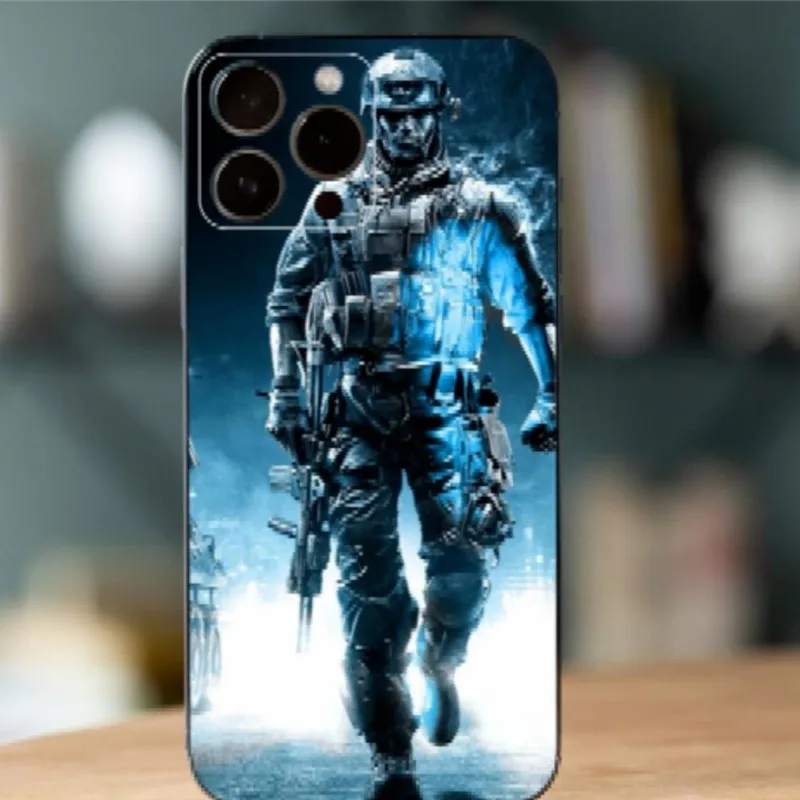 

Colorful 3M Decal Skin For iPhone 14 13 15 Pro Max Mini Back Film Cover Protector Wrap Ultra Thin Sticker