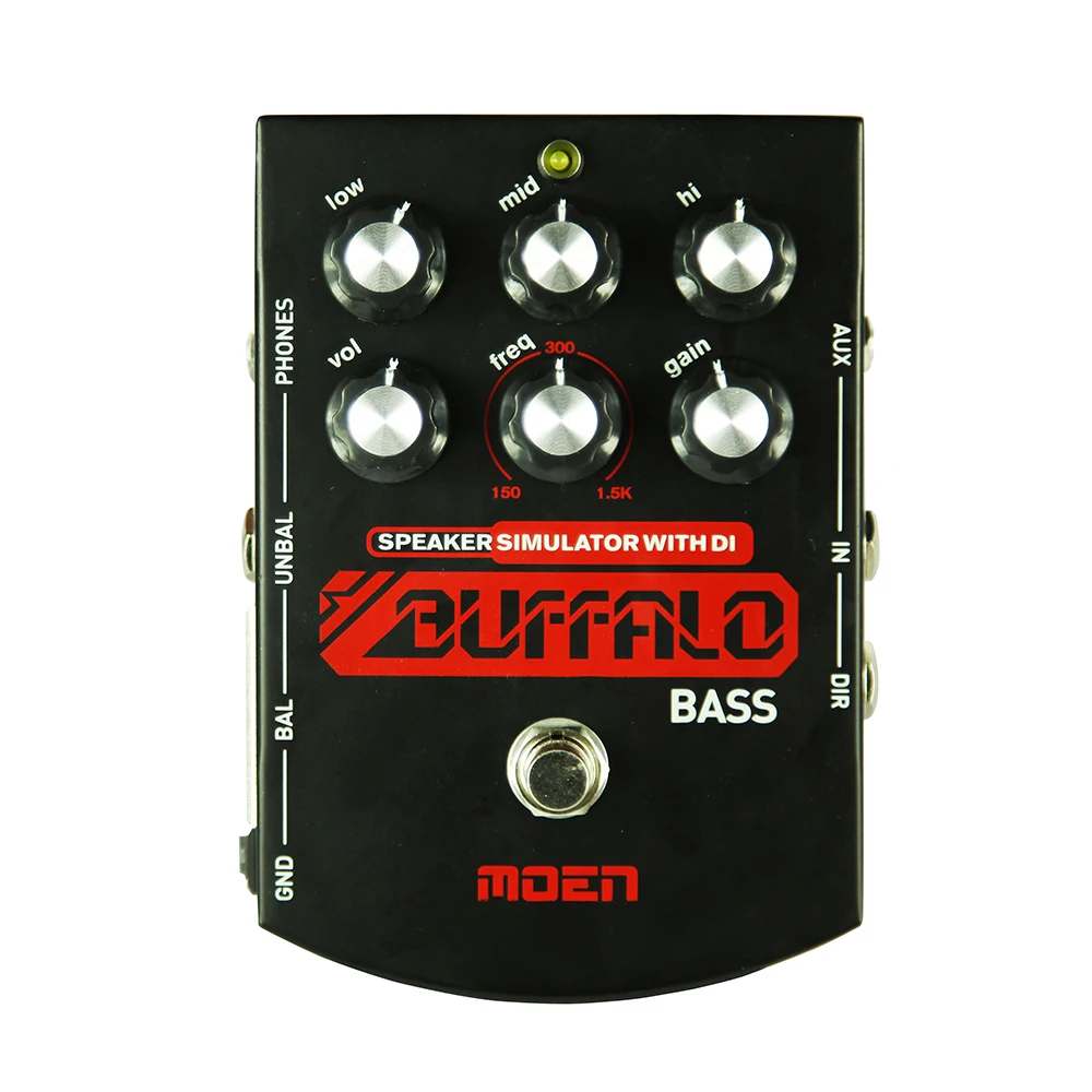 Moen Electric Bass Pedal Balanced & Unbalanced Speaker Simulator With