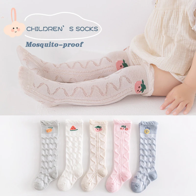 Baby Socks Cotton Girls Tights Princes Bowknet Baby Boy Pantyhose Summer Spring Autumn New Style Trousers Lace Mosquito-proof Socks Breathe