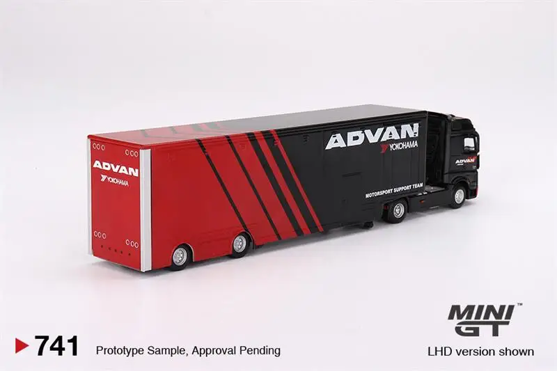 MINI GT 1:64 Transporter / Tent Set / S15 ADVAN LHD Diecast