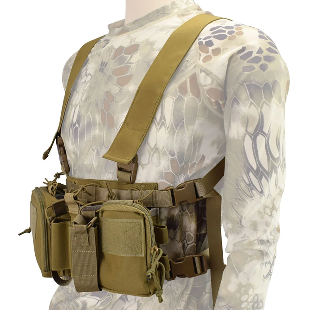 CS Match Wargame TCM Chest Rig Airsoft   и͸   Ű Ŀġ Ȧ Molle ý 㸮  Ϸ Swat