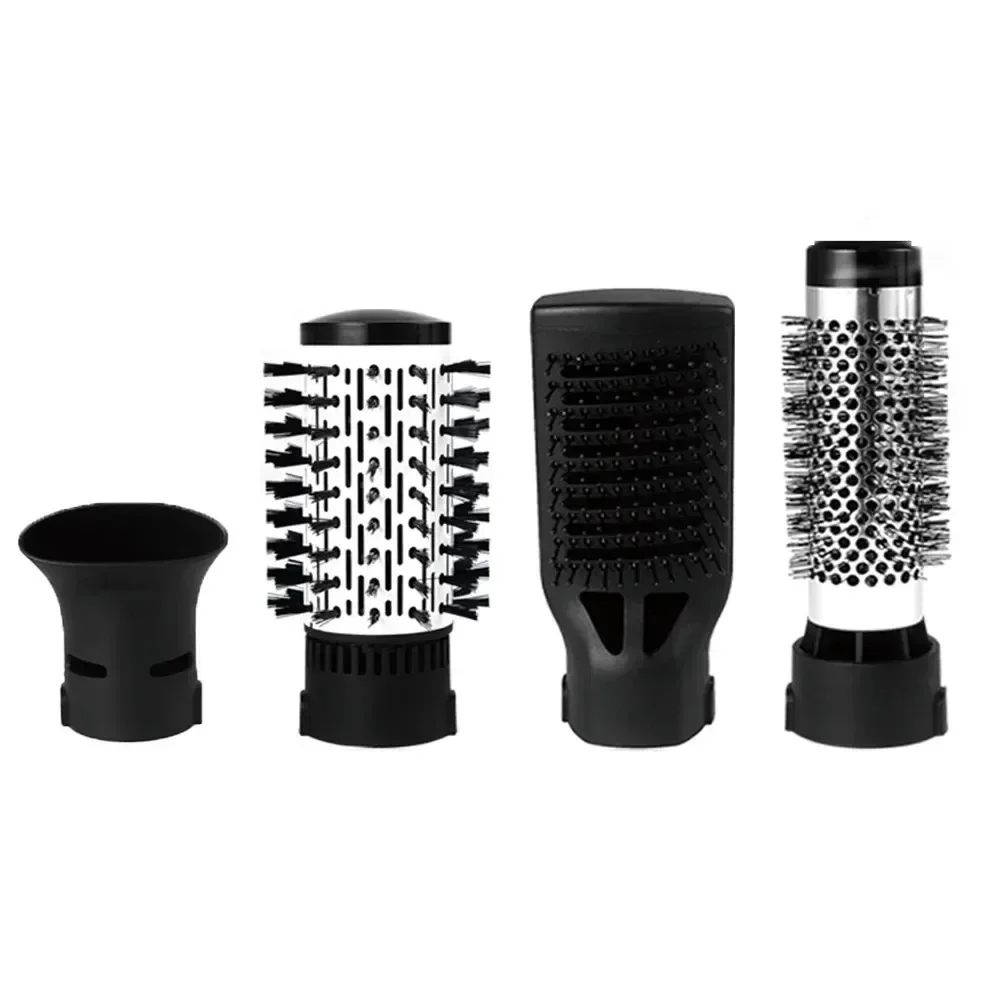 Hot Air Brush 4 Head Replaceable Hair Dryer Comb Electric Straightener Negative Ions Blower Curler Hair Machine Home-appliance 5