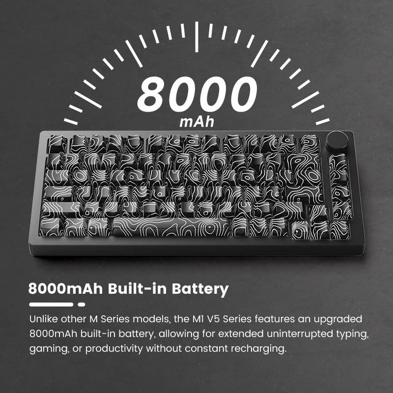 Akko MonsGeek M1 V5 لوحة المفاتيح الميكانيكية تفكي...