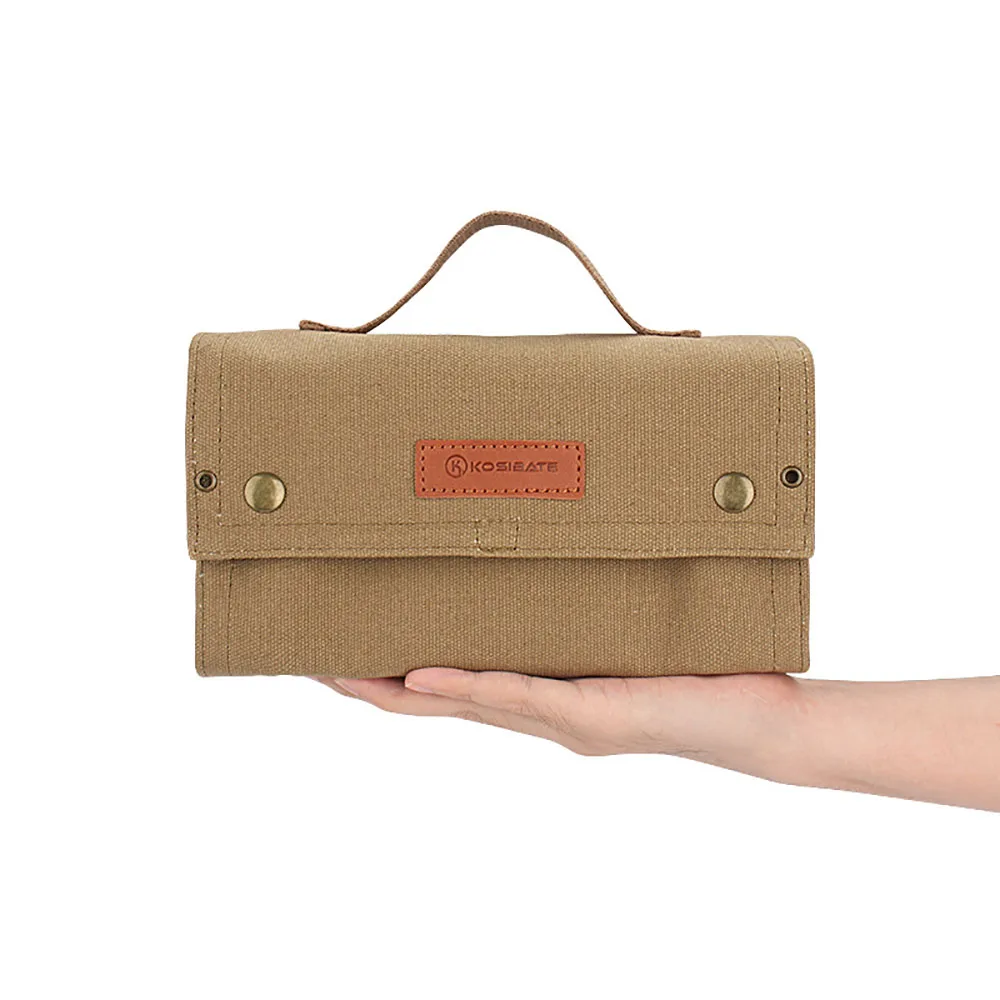 Kosibate Outdoor Camping Portable Picnic Barbecue Seasoning Spice Bottle Storage Bag Only Bag storage bag camping storage bag camping cookware bag spice container