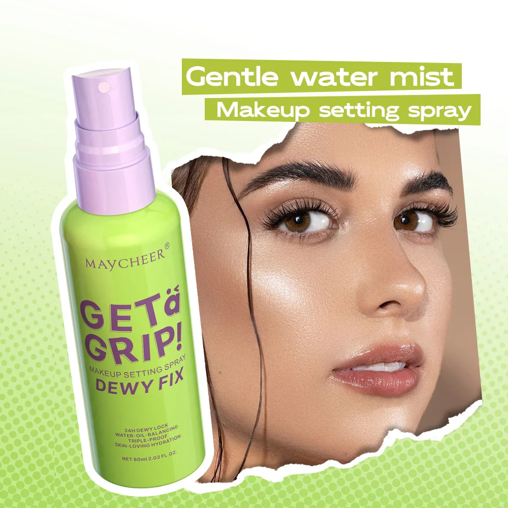 MAYCHEER Setting Spray Soft-focus Mist Matte Waterlight Oil Control Non-Smudging Non-Tight Waterproof 24H Long-lasting Cosmetics 5