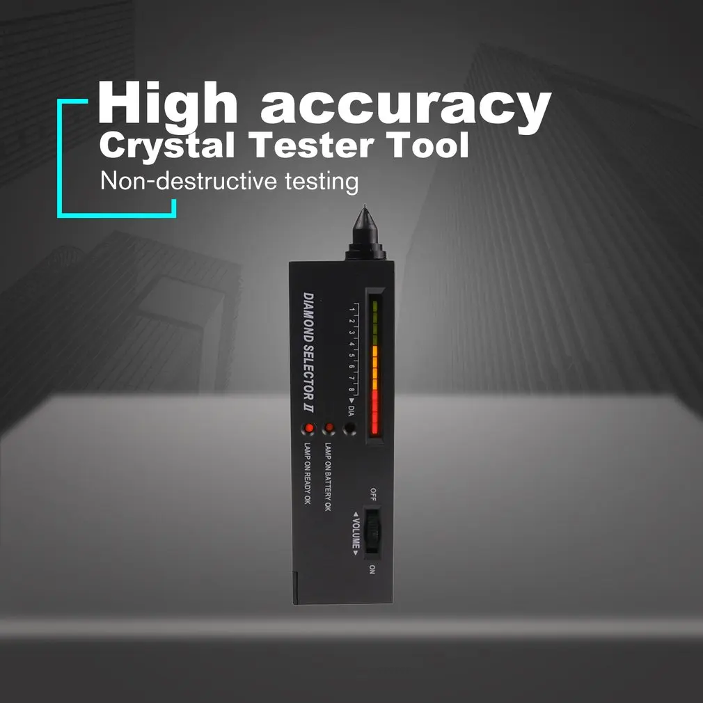 

Crystal Tester Tool Thermal Conductivity Meter Drill Pen Hardness Identification Instrument Detection Diamond Authentic Jade