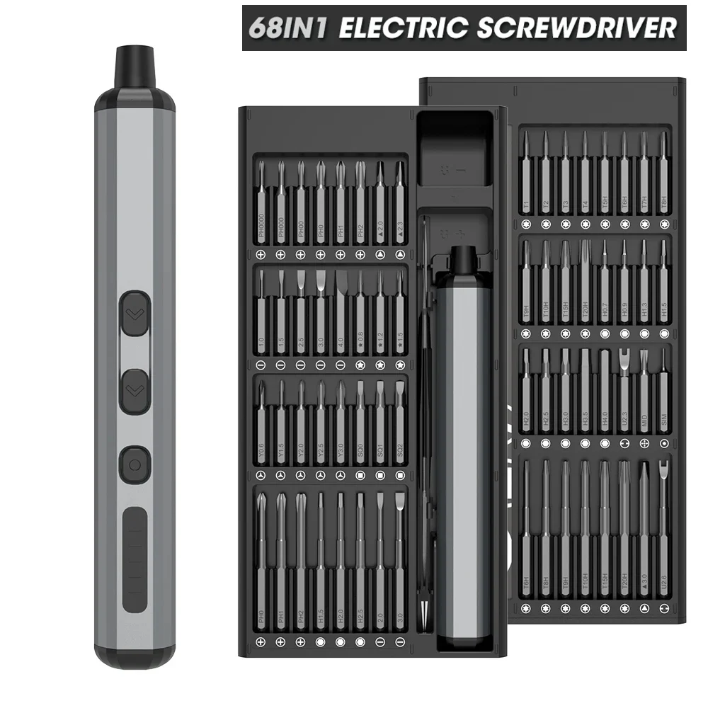 68 In 1 Set Di Cacciaviti Di Precisione Phillips Torx Cacciavite Magnetico Bit Kit Di Strumenti Di Riparazione Professionale Per Iphone Watch Camera