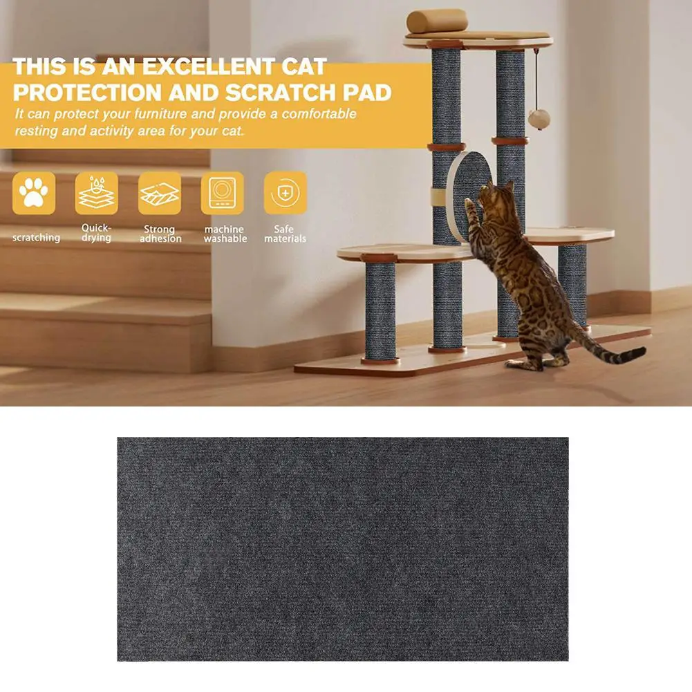 Self-Adhesive Cat Scratching Mat Cat Scratch Furniture Couch Climbing Protector Scratcher From Protector Claws DIY C9X2