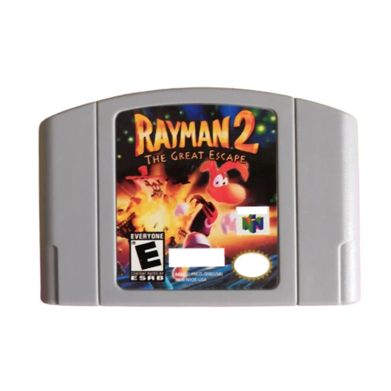 

Rayman 2 The Great N64 Game Card Series Is Suitable for N64 Version, American English Version and Japanese Animation Toy Gift.