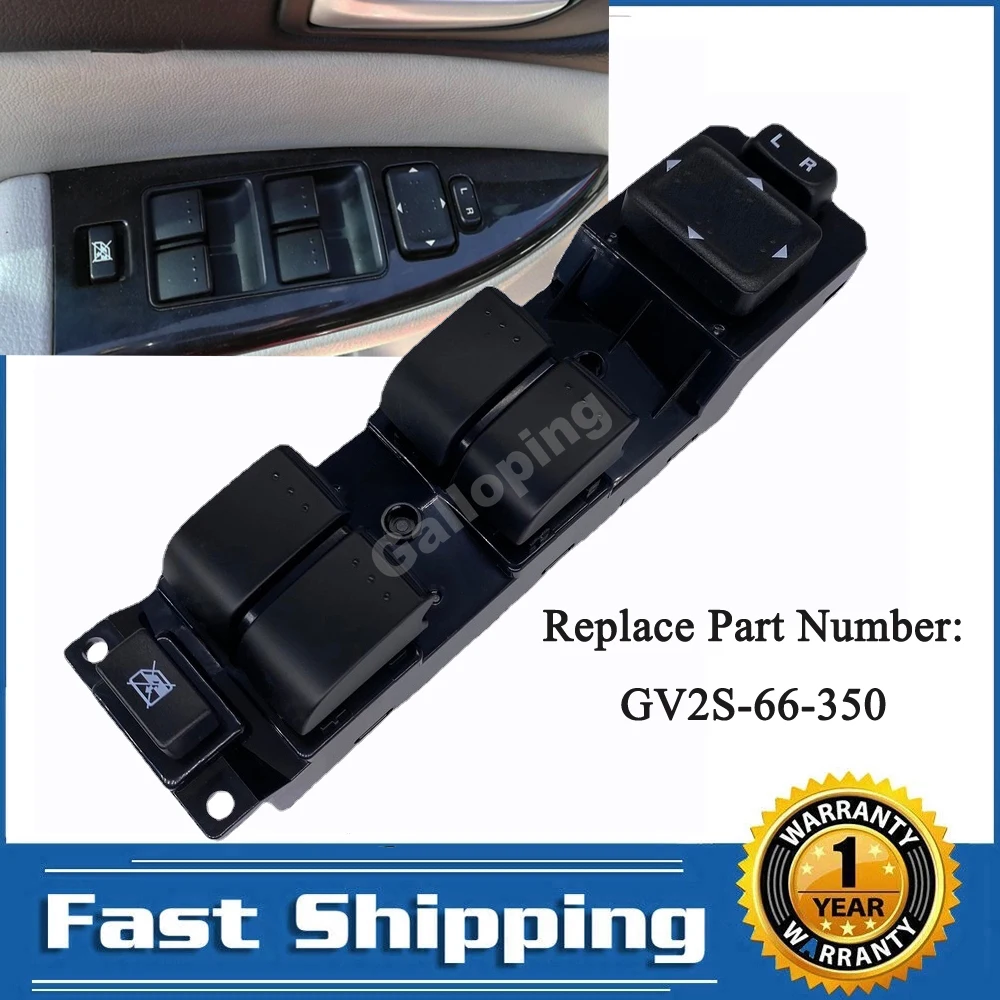 

Передняя левая кнопка управления электрическим окном, основная кнопка переключения для Mazda 6 2006 л 2007 л 2008, Аксессуары для автомобилей