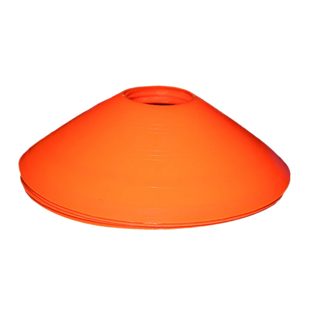 12PC Marker Discs Football Soccer Rugby Round Cones Sports Equipment for Fitness Training (Orange) 5