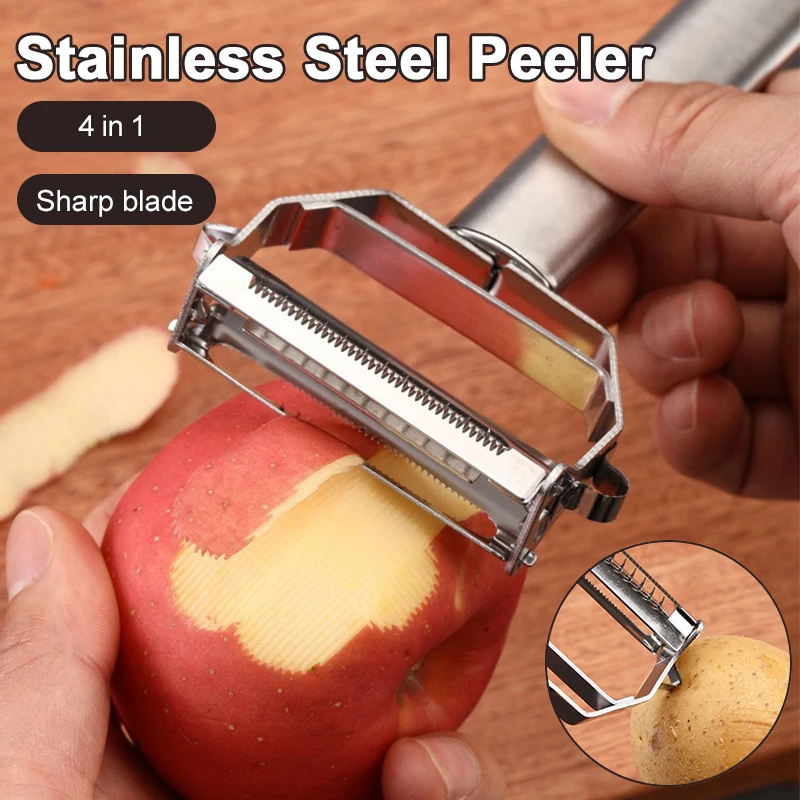 Classic Stainless Steel Swivel Blade Fruit & Vegetable Peeler