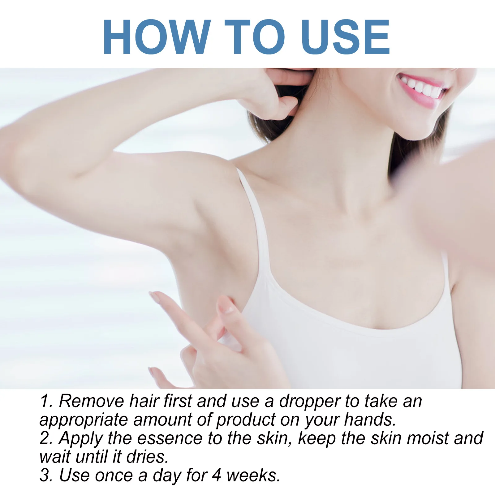 Permanentes Haarhemmendes Serum Stoppt das Haarwachstum Körper Achseln Beine Arme Befeuchten Aufhellung Kraftvolles schmerzloses Enthaarungsserum_voghion.com