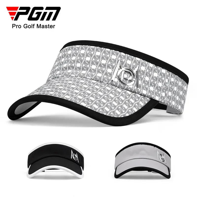 PGM Men's Golf Caps No Top Hats Sun Protection Shade Breathable Male Casual Cap Moisture Wicking Sun Hat MZ045