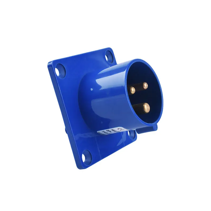 16A 240V Blu Industriale Sito Spina, 3 Pin Maschio Muro Fix Ingresso, IP44 - Foto 9