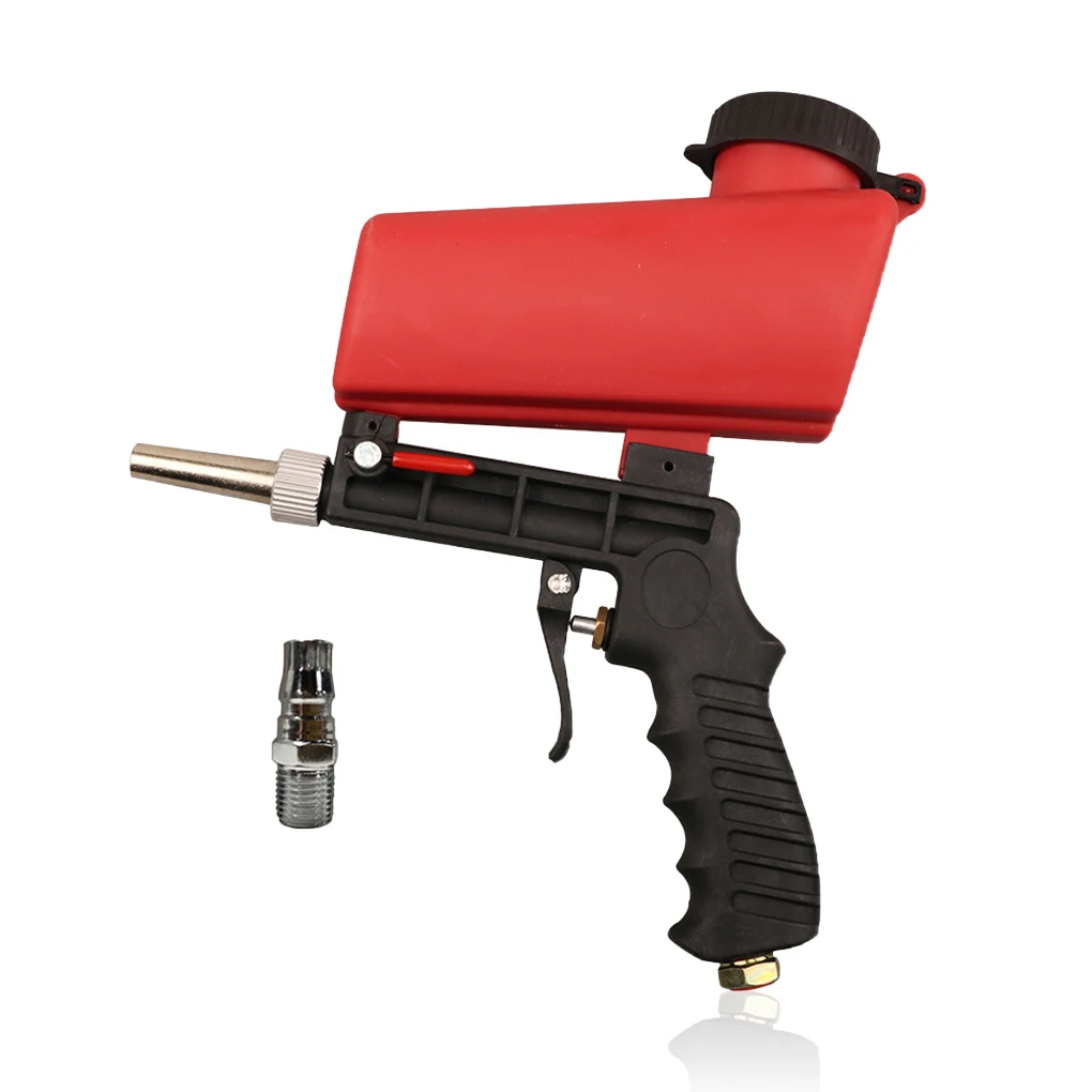 

Adjustable Sandblasting Gun 90psi Portable Sand Blaster Sand Blasting Machine Gravity Small Handheld Pneumatic Blasting Gun