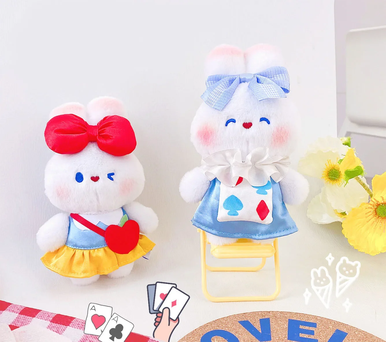 

Новинка, мультяшный милый бант, кролик, Искусственный Кролик, Сумка с подвеской, плюшевый кулон, подарок на день рождения для подруг