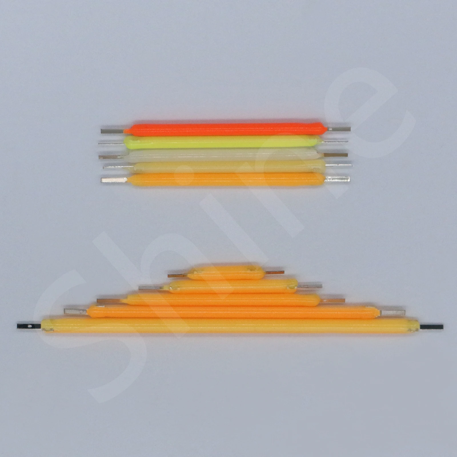 10szt COB LED Filament Edison Bulb Lamp Parts 18.8mm 29mm 38mm 54mm 68mm DC 3V 12V 57V 80V Żarowe diody świetlne Akcesoria