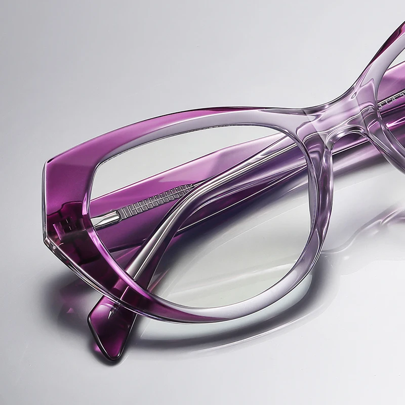 Women's Eyewear Cat Eye Design Multi-focal Progressive Anti-blue Light Glasses Can Be Customised 2163