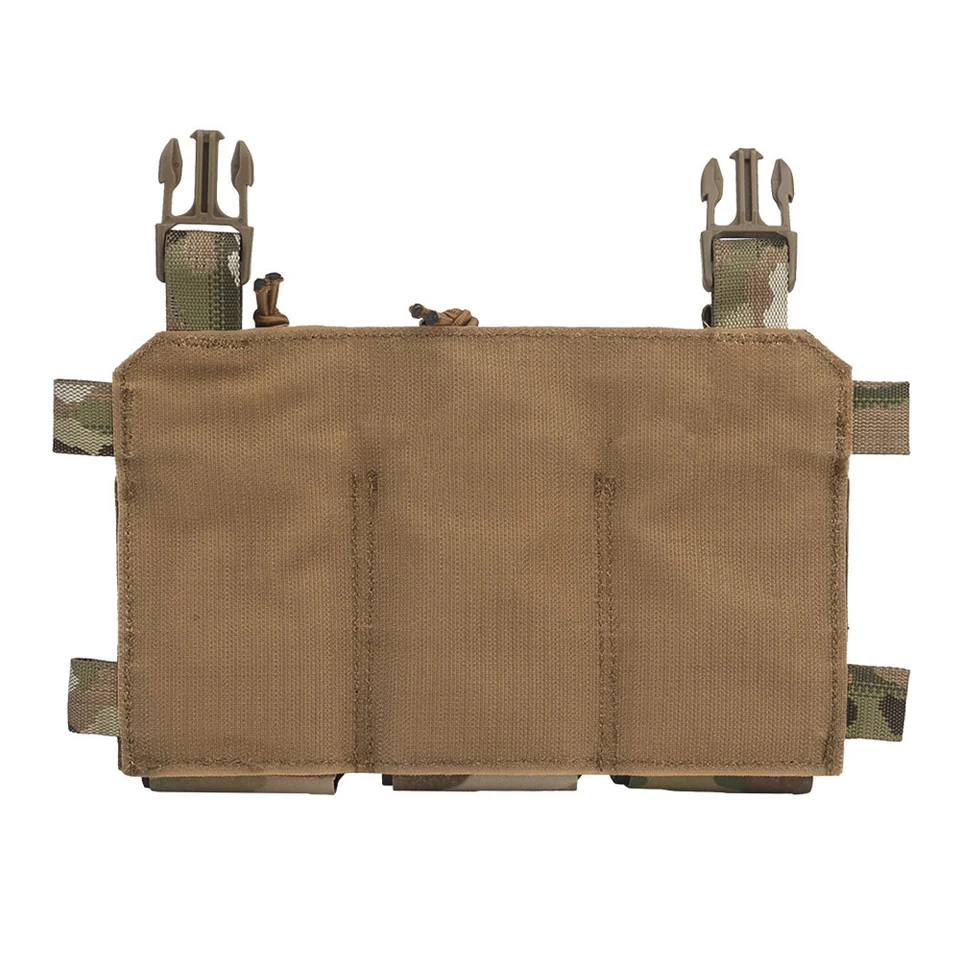Pochettes Tactiques Triple Mag PEW – Calibres 556/762 – Nylon Camo – Neuf