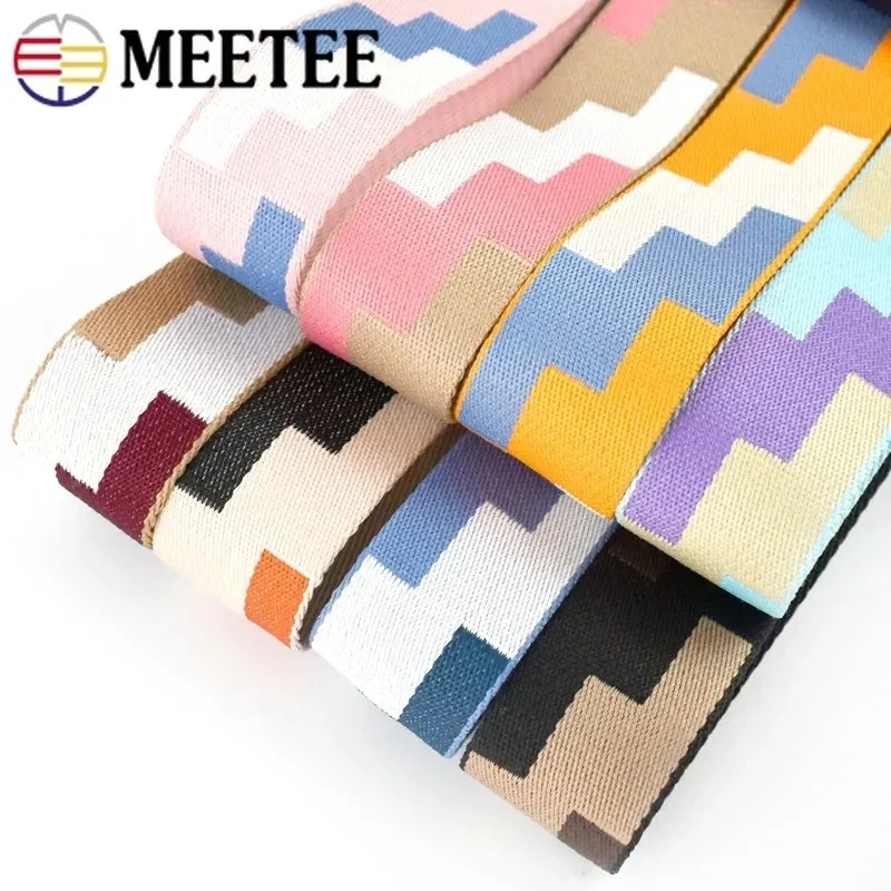 2/4Meters 38/50mm Polyester Jacquard Webbing Tapes 2mm Thick Ribbon Strap  Belt Tape Bag Backpack DIY Sewing Biasband Accessories - AliExpress