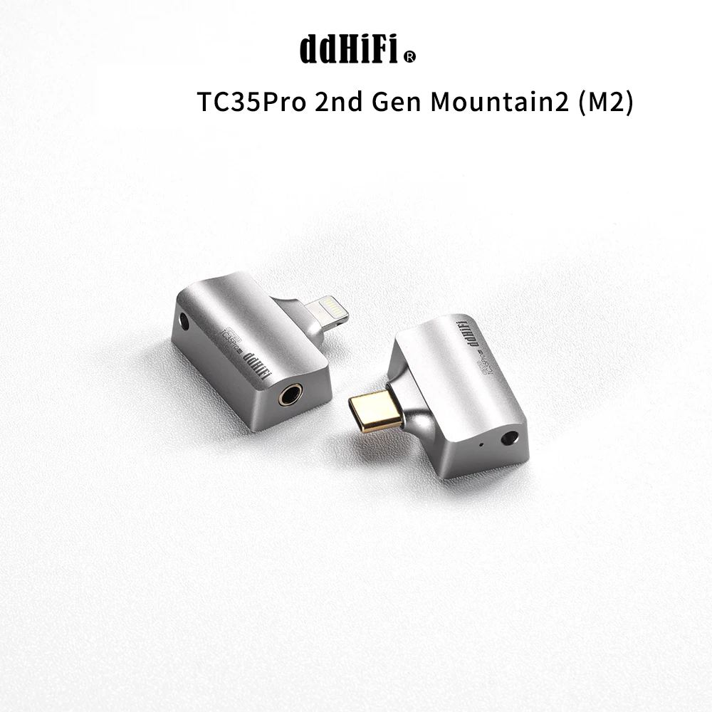 

DD ddHiFi TC35Pro 2nd Gen Mountain2 (M2), Compact T-Shaped 3.5mm Stereo USB DAC Dongle, Dedicated Chips for DAC and Amplifier