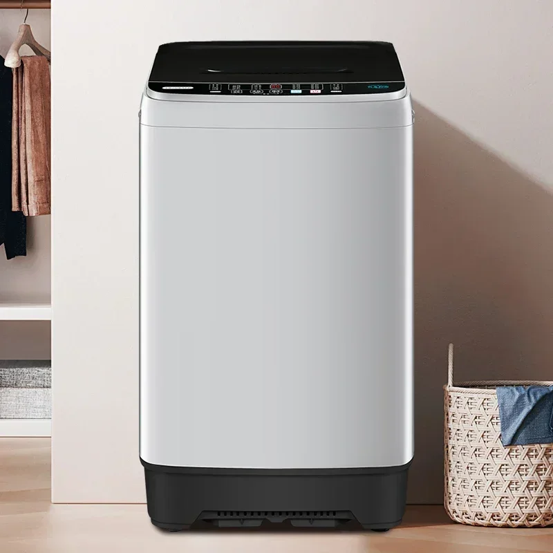 Household large-capacity Automatic washing machine  rental dormitory Small blue light bacteriostatic washing machine 2