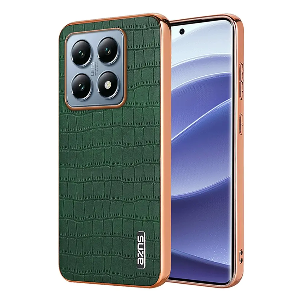 Luxury Leather Plated Bumper Shockproof Case Cover