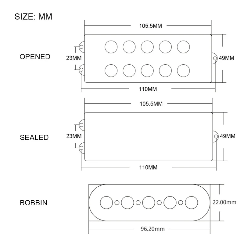 6 Tubi Gomma Per Pickup Chitarra | Regolazione Altezza Pickup Chitarra Elettrica - Foto 7