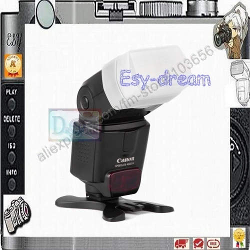 

Softbox Flash Bounce Diffuser Lambency Cover for Canon 430EX 430 EX II 430EXII YN500EX YN510 PF104