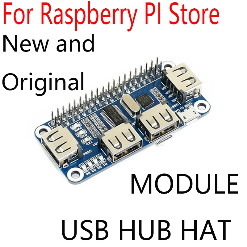 Cappello Hub Usb A 4 Porte Per Raspberry Pi Ethernet / Usb Hub Hat Per Raspberry Pi Zero 1X Rj45 3X Usb,Usb Hub Hat,Eth Usb Hub Hat