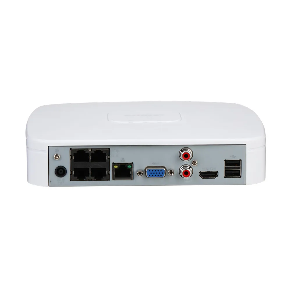 Dahua NVR4104-P-4KS3 4CH Network Video Recorder 4 POE Supports 4-channel SMD Plus & EPTZ Max 12MP Resolution 4K H.265
