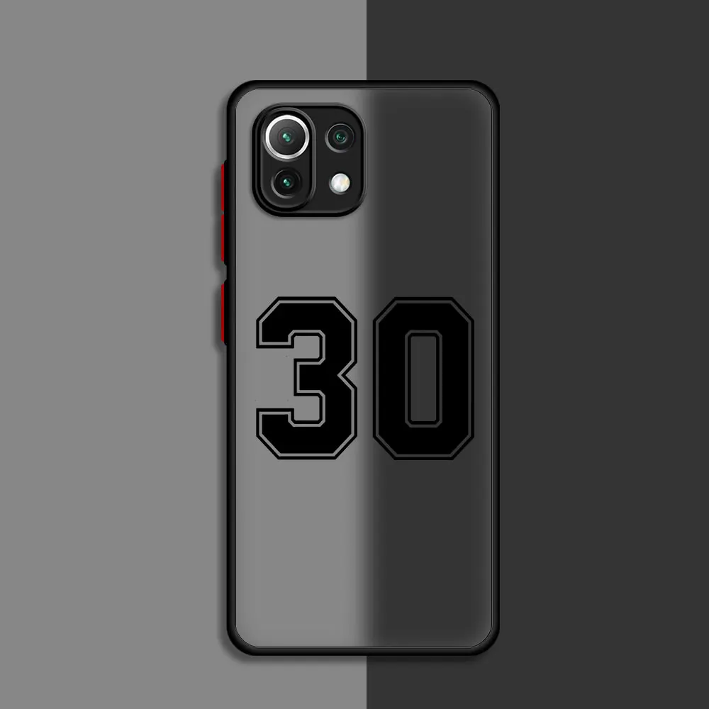 Basketball Celebrity Numbers Design Soft & Hard PC Phone Case Cover