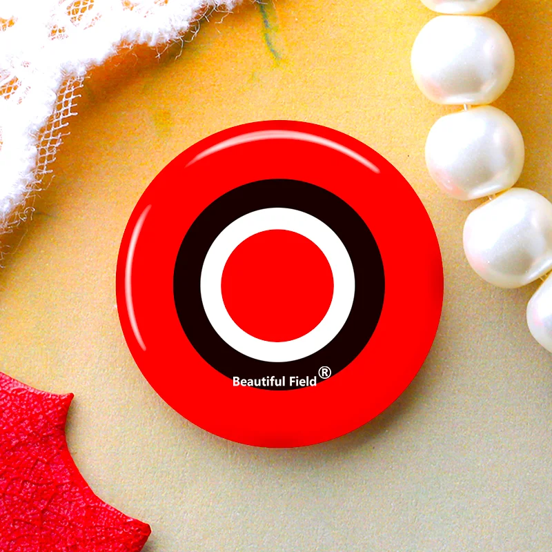 DIY Round Glass Cabochon Set for Handmade Photo Crafts