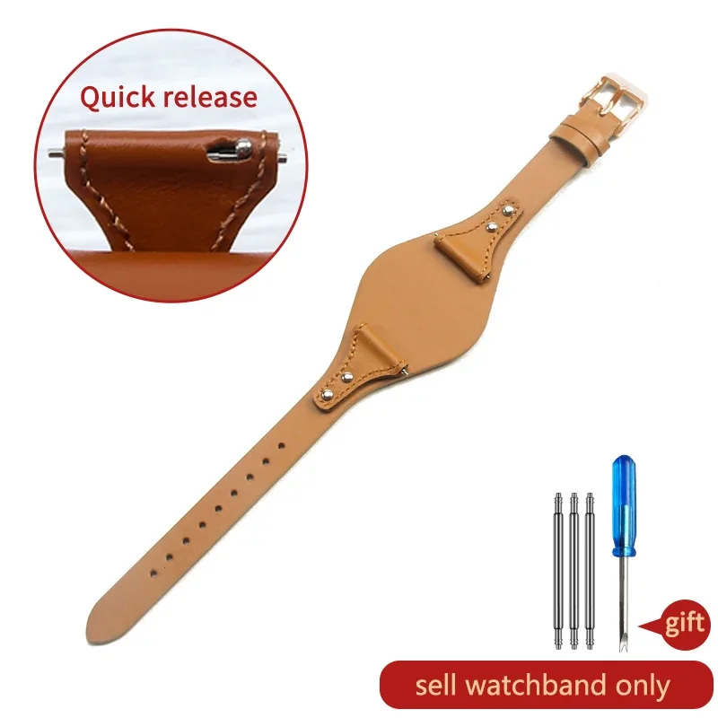 Fossil Women's Genuine Leather Cowhide Watch Strap - 18mm Waterproof Soft Watchband
