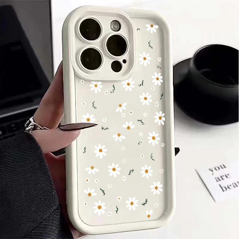 Silicone Art Flower Cartoon Shell Phone Case