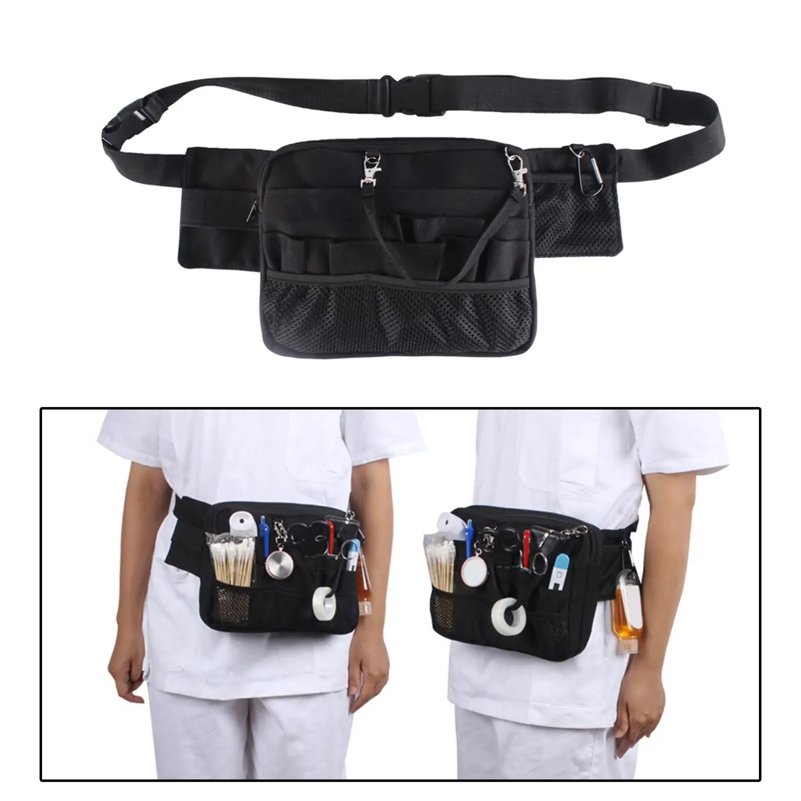 

Nurse Fanny Pack Nurse Waist Bag Work Supplies Women Utility Waist Pack Adjustable Strap Nurse Pouch Nursing Organizer Belt Bag