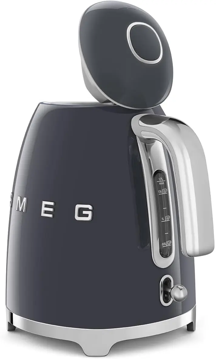 50's Retro Style 7 Cup Electric Kettle, Slate Grey KLF03GRUS