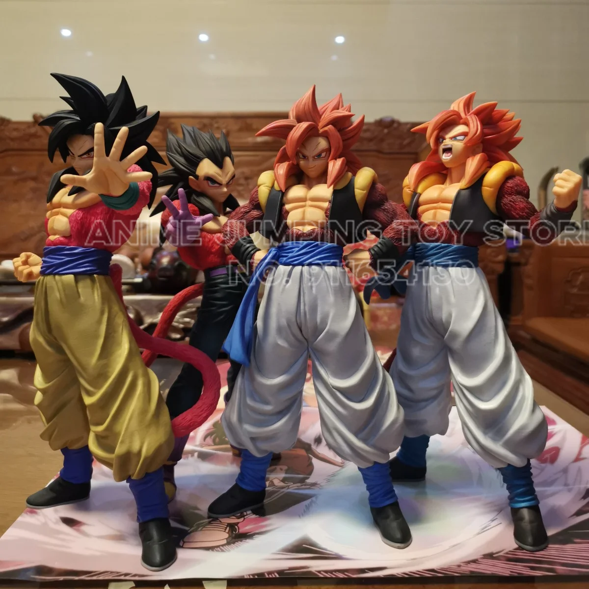 Estátua Xeno Gogeta Super Saiyajin 4: Dragon Ball Super Com LED 38