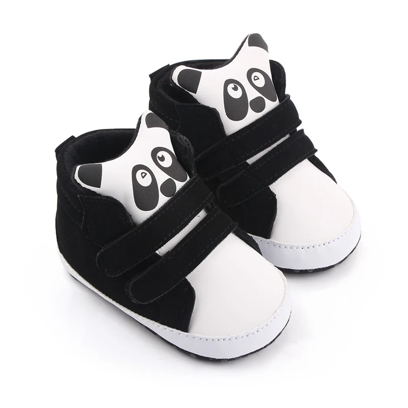 Baby Boots Infant Boys Soft Sole Booty Toddler Trainers Cute Cartoon Bear Panda Fox Boots For 1 Year Newborn