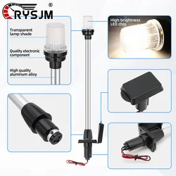 LED Marine Navigation Anchor Light - 22 Inch Sailboat & Yacht Lamp (Style A)