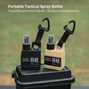Outdoor Portable Spray Bottle Pump with Buckle for Camping Travel - Refillable Cosmetic Alcohol Perfume Dispenser Container 3