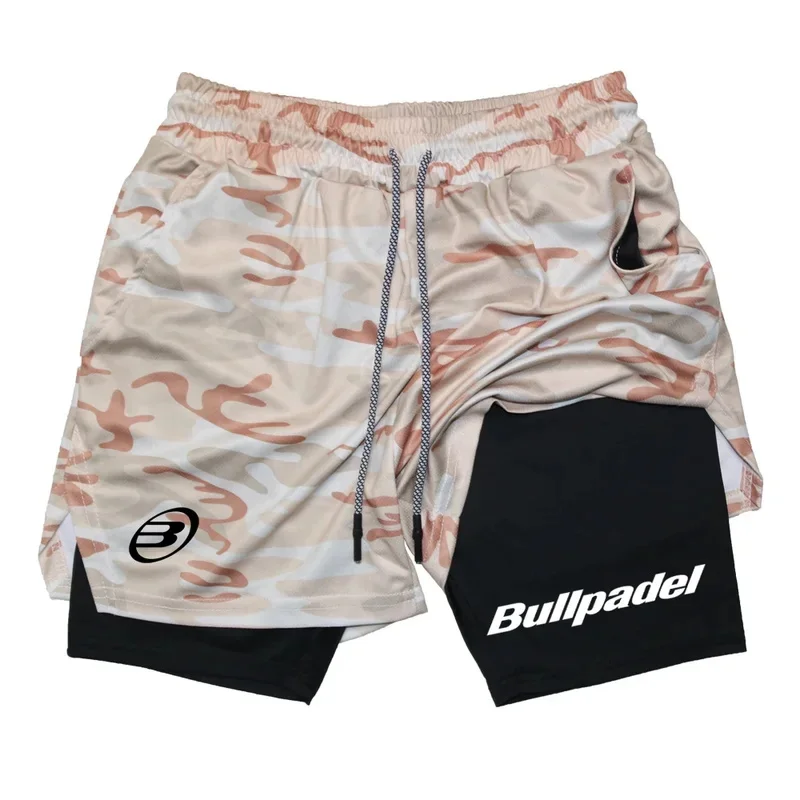 New Men's Padel Sport Shorts Summer Male Breathable Tennis Shorts Quick-Drying Badminton Trousers Outdoor Running Sportwear 3
