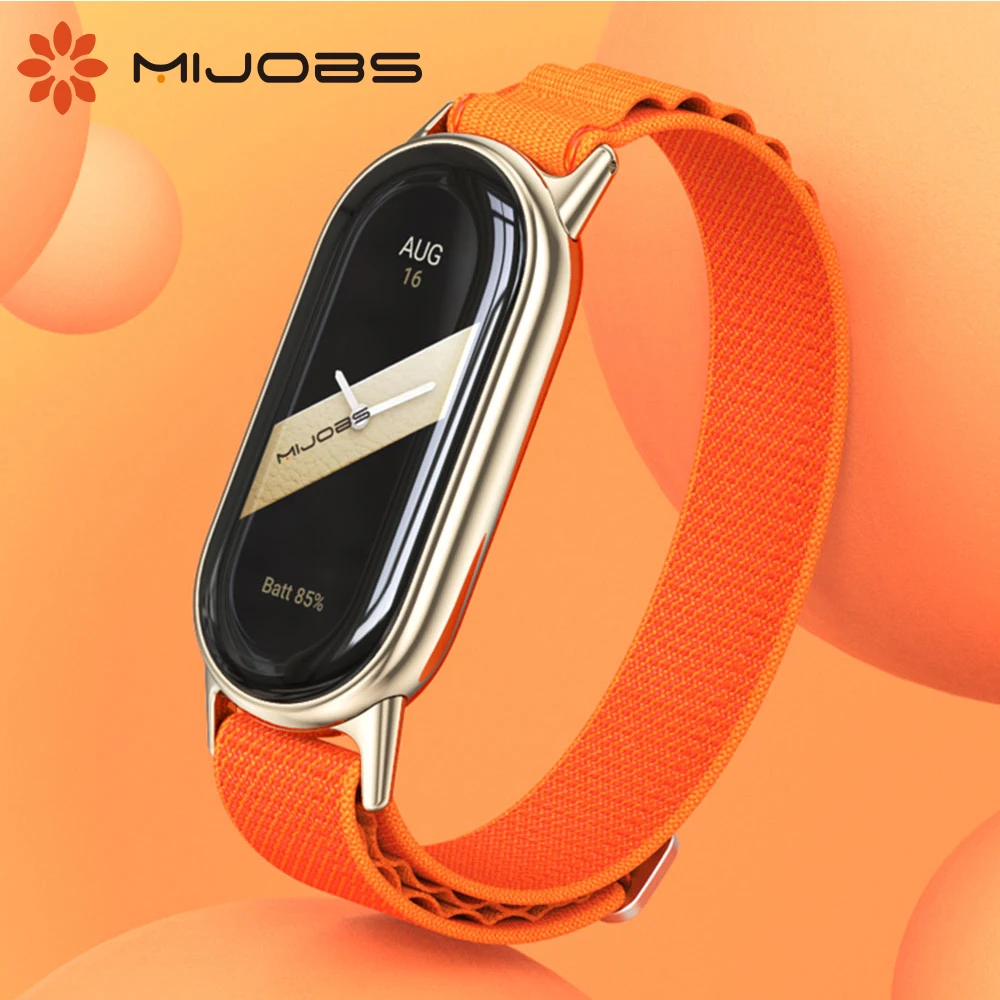 Cinturino in Nylon per Mi Band 8 Smart bracciale NFC Smart Watch Band per Xiaomi Smart Band 8 Strap Miband 8 Correa